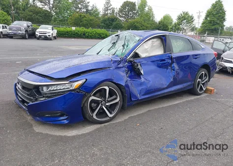 2018 Honda Accord Sport 2.0T z USA, uszkodzony, nr VIN 1HGCV2F31JA023859